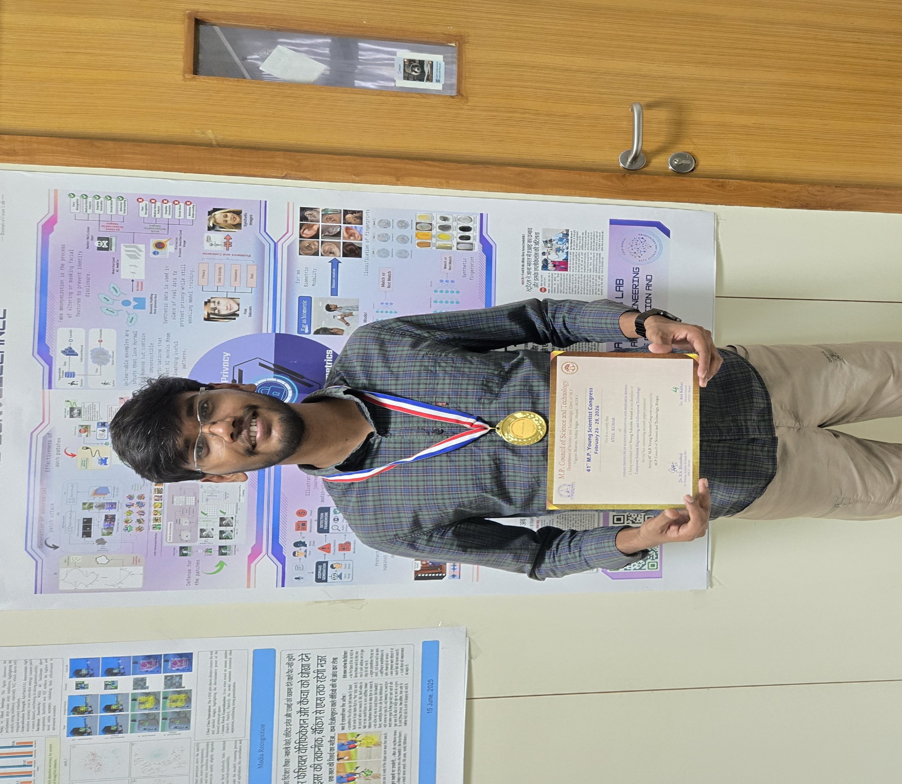 Atul Kumar — Best Poster Presentation, Engineers’ Day 2025